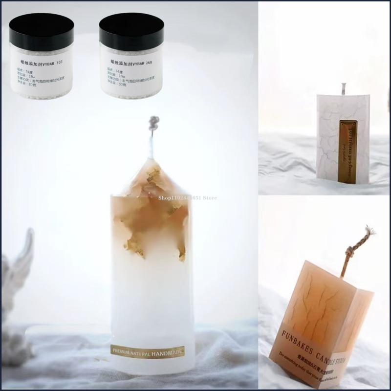 Candle Making Scents - 香り付きキャンドル添加剤 Vybar 260/103 DIY 手作り大豆ワックスパラフィン 気泡/白い斑点を除去