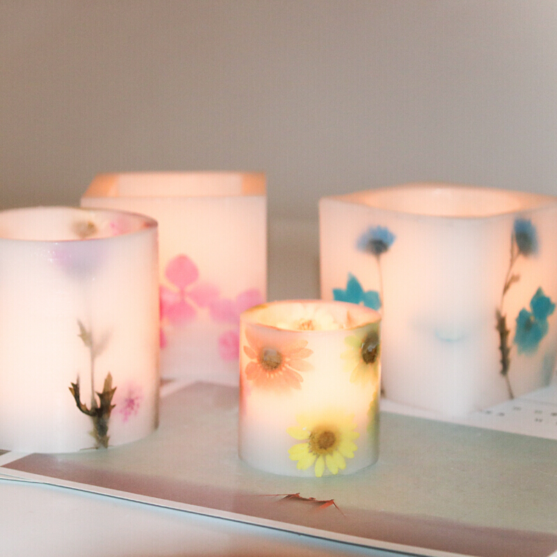 Candle Making Essentials - 風防付きのワックスカップ型、アクリル製、中空のティライトホルダー、アロマキャンドル用型、DIYキャンドル作り用具、ティライト用ワックスカップ