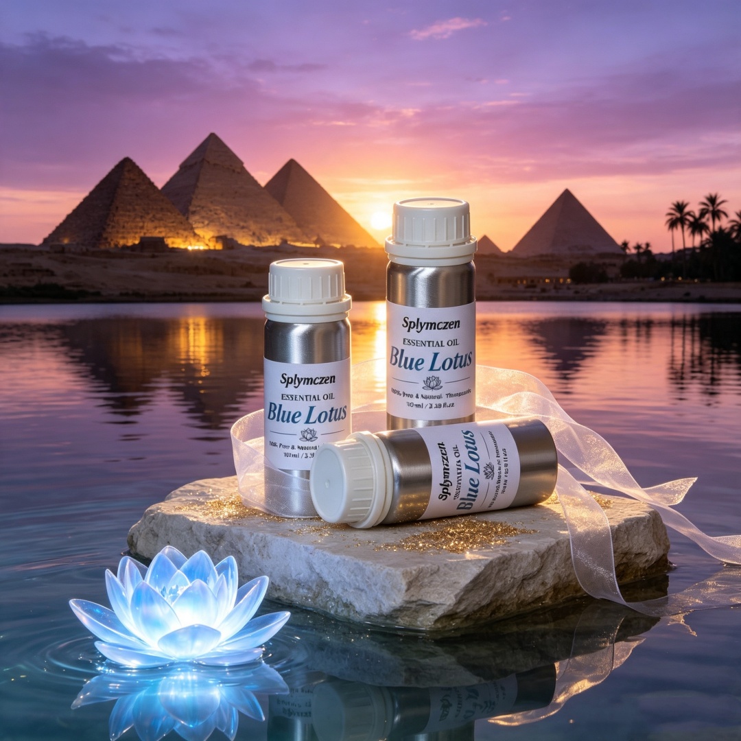 Candle Making Essentials - 100ml/20ml、アロマセラピーオイル 100%純粋無希釈ブルーロータスエッセンシャルオイル、ディフューザー、キャンドル、石鹸作り、家庭用芳香剤用