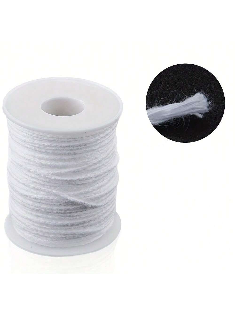 Candle Making Wicks - 2401.57インチの無煙芯、オイルランプに適しており、DIY手作りキャンドル芯、燃えやすく、キャンドル製造用品、アート用品などに適しています。