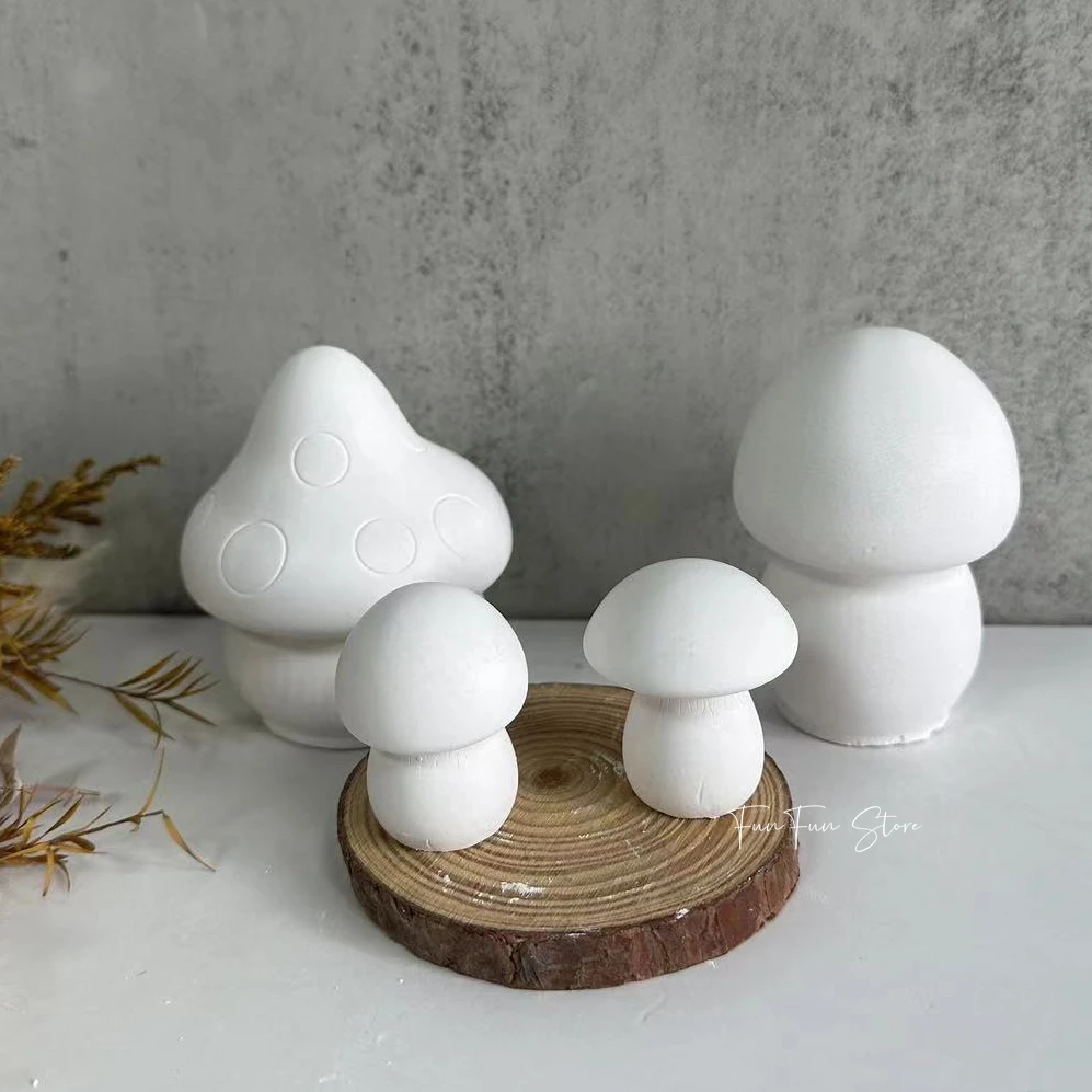 Candle Making Essentials - 3D キノコキャンドルシリコーン型クリスタル樹脂エポキシ鋳造石膏型 DIY 手作り香りキャンドル石鹸ケーキ作成ツール