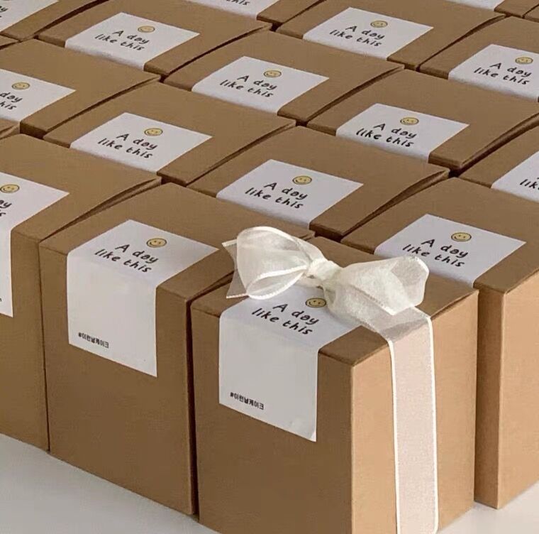 Candle Making Essentials - クラフト紙ボックスキャンドル口紅香水化粧品ケーキキャンディギフト包装結婚式誕生日パーティーの好意 DIY ビスケットベーキング DIY