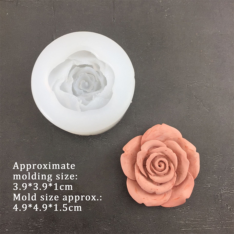 バラの形をした3Dシリコン型,葉,フォンダン,チョコレート型 - Candle Making Business のレビューと価格