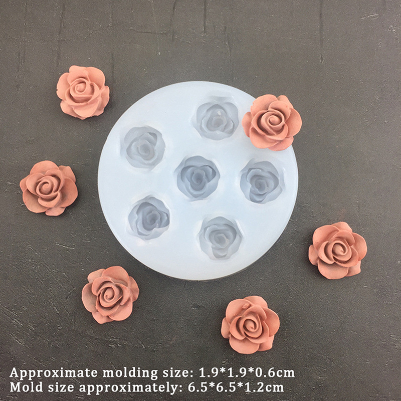 バラの形をした3Dシリコン型,葉,フォンダン,チョコレート型 - Candle Making Business のレビューと価格