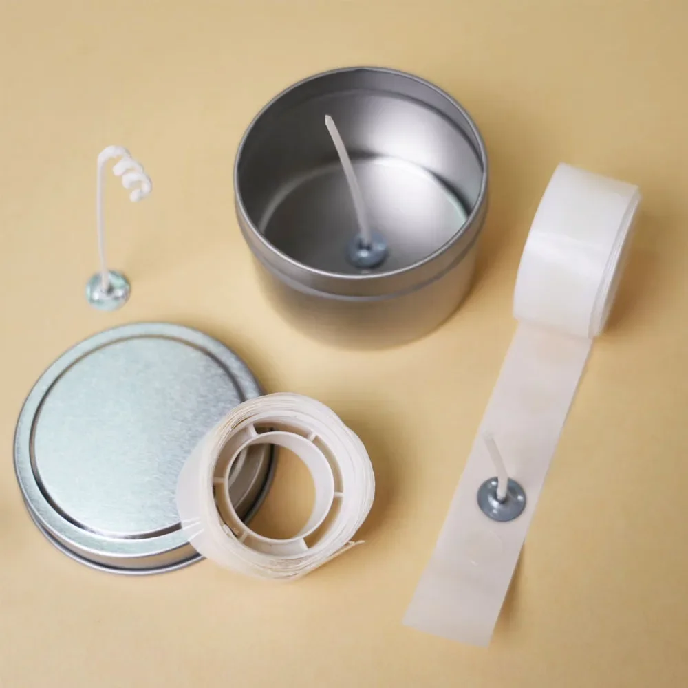 キャンドルを作るための接着剤,10mm, 100ドット/ロー - Candle Making Wicks のレビューと価格