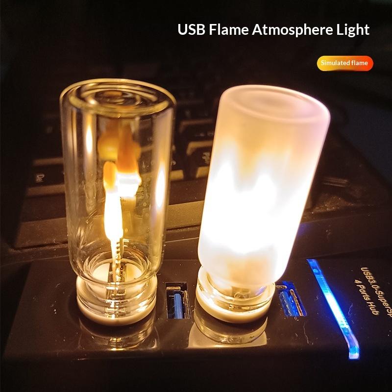 USB 炎のちらつき LED つや消し透明ガラスキャンドルナ - Candle Making Glass のレビューと価格