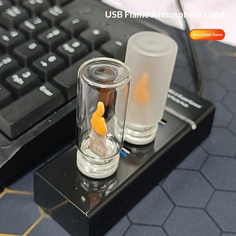 USB 炎のちらつき LED つや消し透明ガラスキャンドルナ - Candle Making Glass のレビューと価格