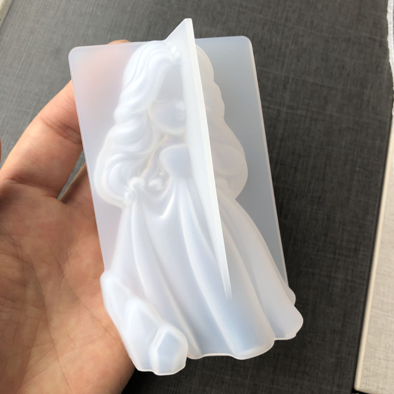 3D かわいいプリンセスシリコーンキャンドルモールド天使の女 - Candle Making Business のレビューと価格