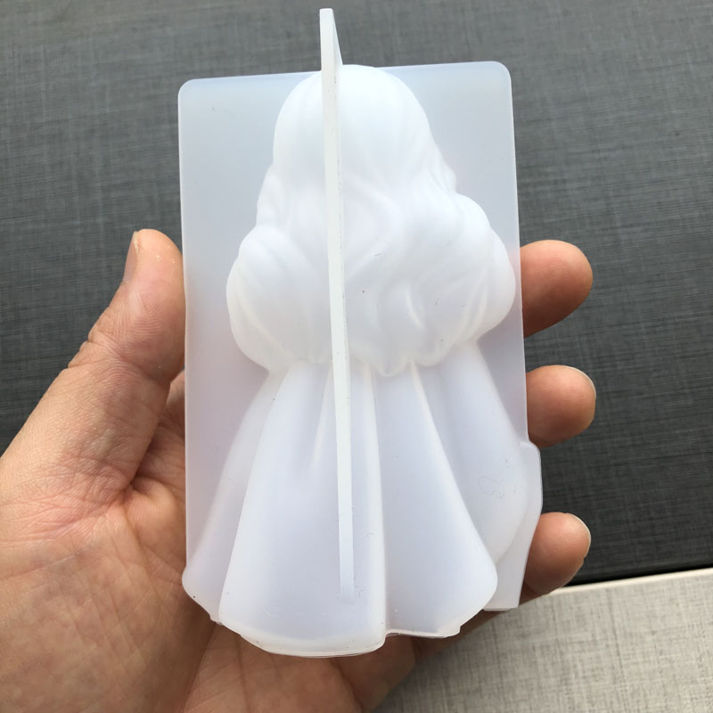 3D かわいいプリンセスシリコーンキャンドルモールド天使の女 - Candle Making Business のレビューと価格
