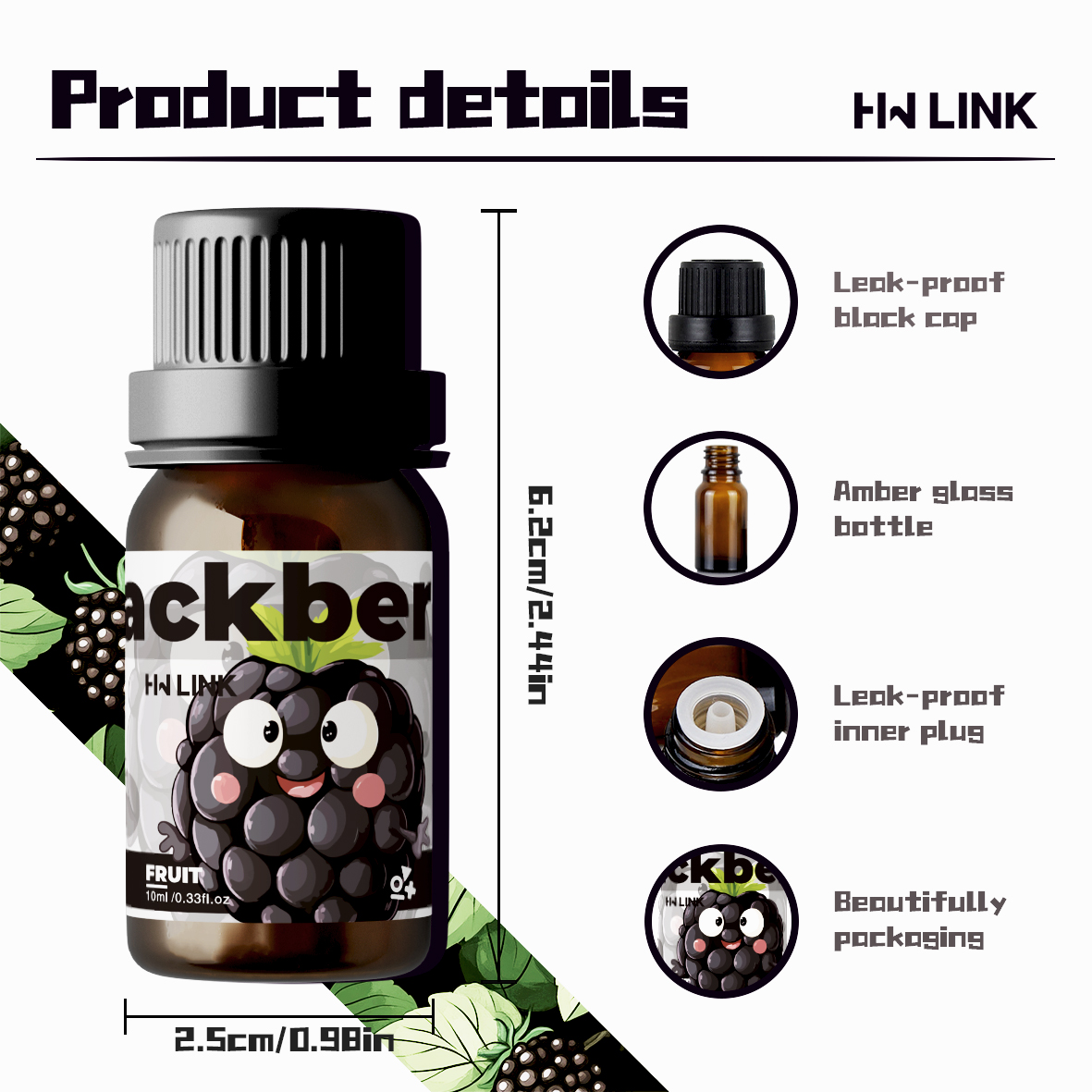 ブラックベリーフレグランスオイル 10ml ディフューザーや - Candle Making Scents のレビューと価格