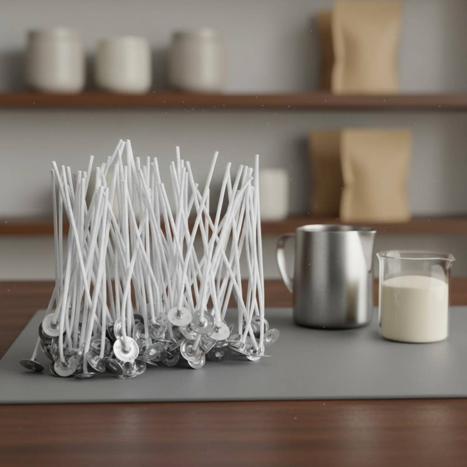 50個入り コットンキャンドル芯 クリーンフレーム プレタブ - Cotton Wick Pre Tabbed のレビューと価格