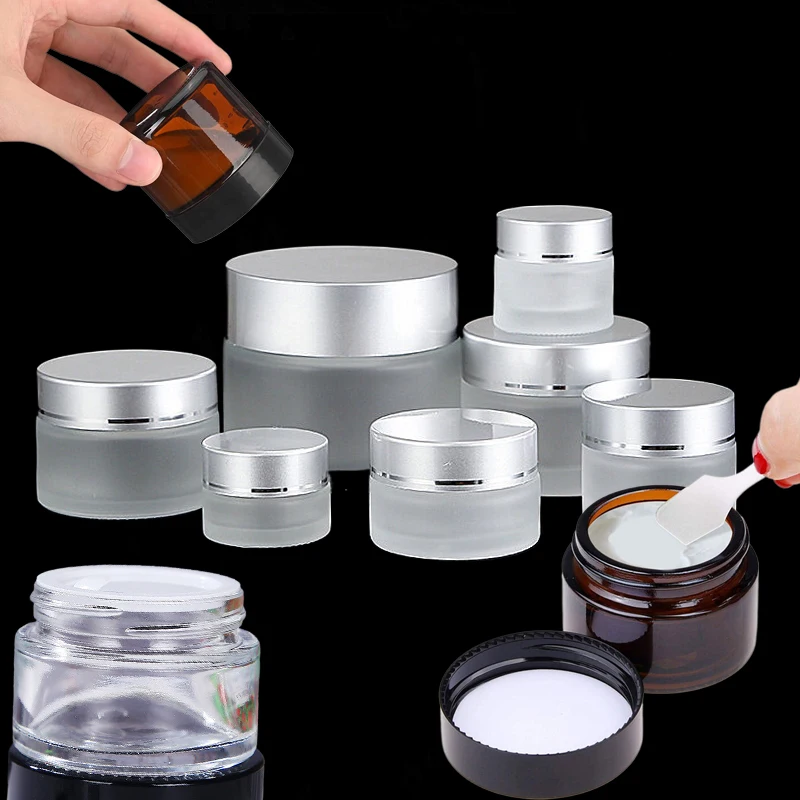 5 個 5 グラム-100 グラムミニアンバーラウンドガラス - Candle Making Glass Jars のレビューと価格