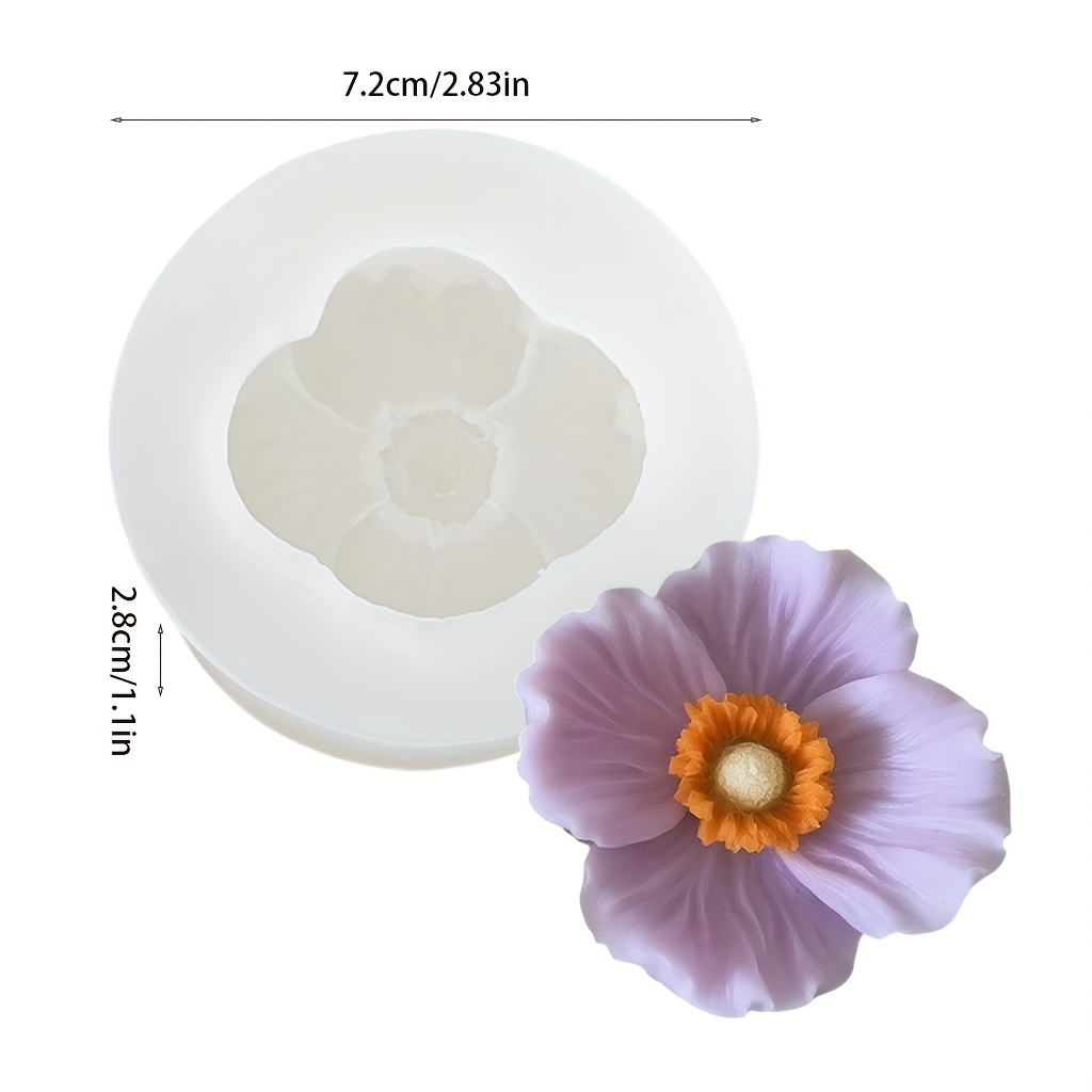 花の形をしたシリコンキャンドル型、石鹸、粘土、樹脂工芸品、家 - Candle Making Jug のレビューと価格