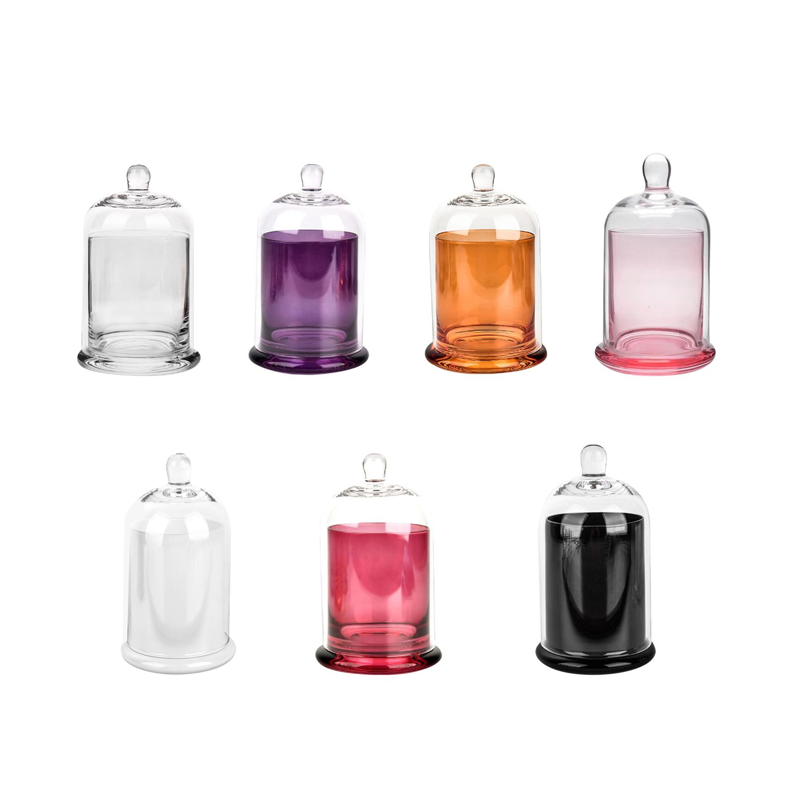 ガラス製クロシェドームベルジャー、ディスプレイスタンド、キャ - Candle Making Glass Jars のレビューと価格