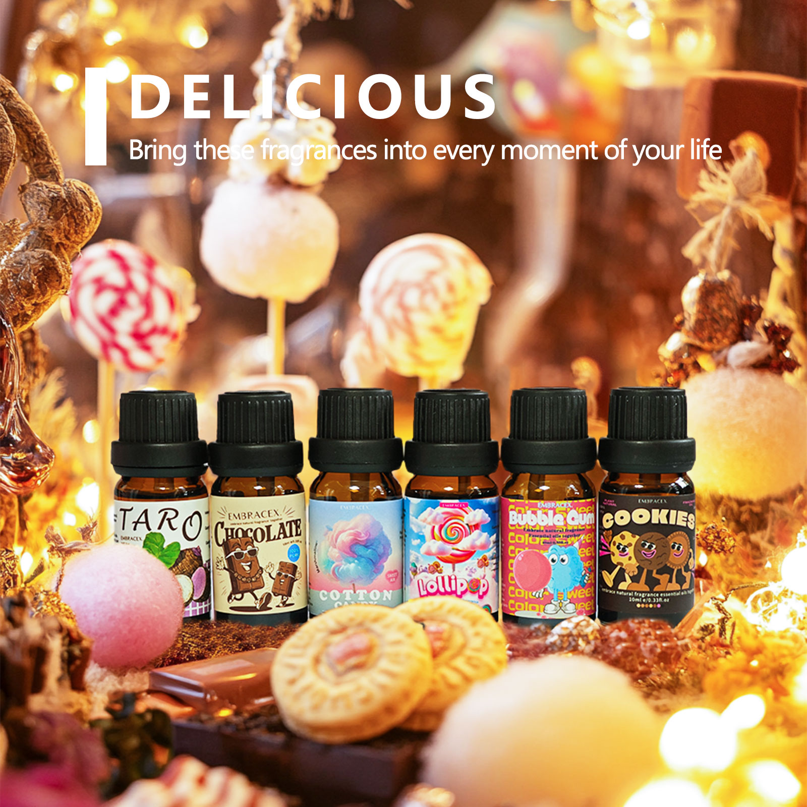 6個入り/1セット 素敵な香りのオイル ギフトボックス 旅行 - Candle Making Scents のレビューと価格