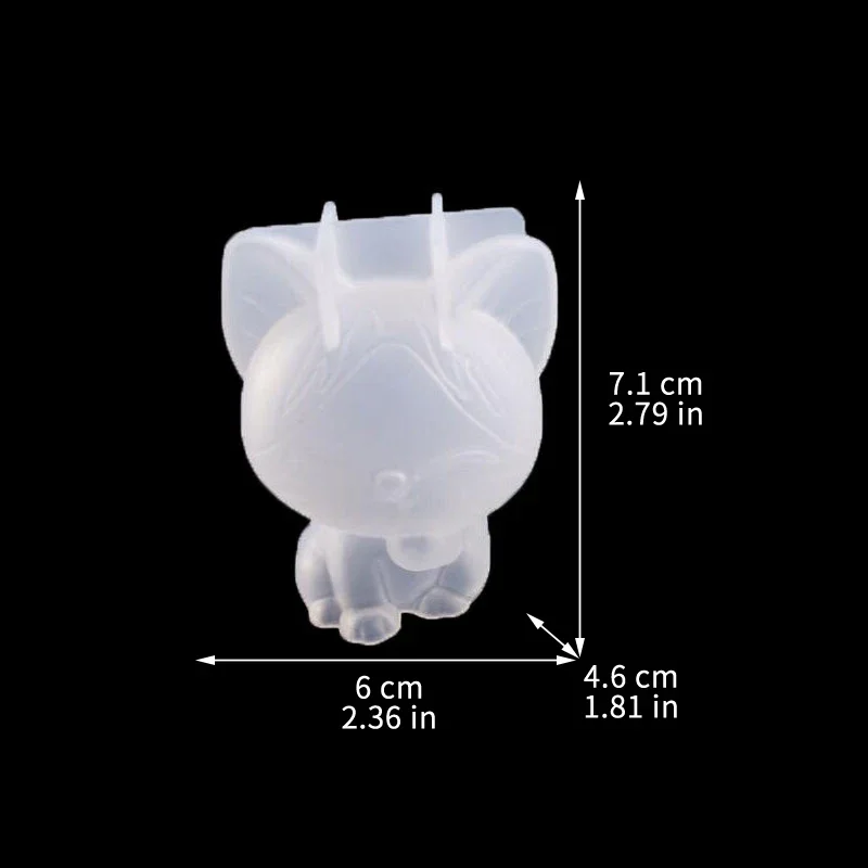 3D 幾何学的なシリコーンユニコーン猫鹿クマ型ソープキャンド - Candle Making Business のレビューと価格