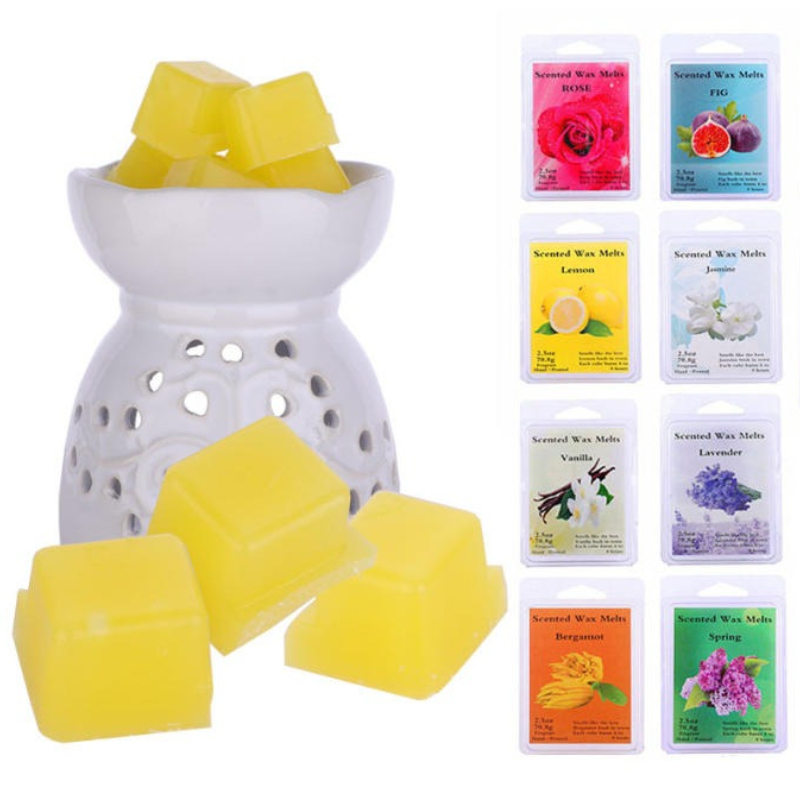香りの良いワックスブロック固形エッセンシャルオイル植物性フロ - Candle Making Material のレビューと価格