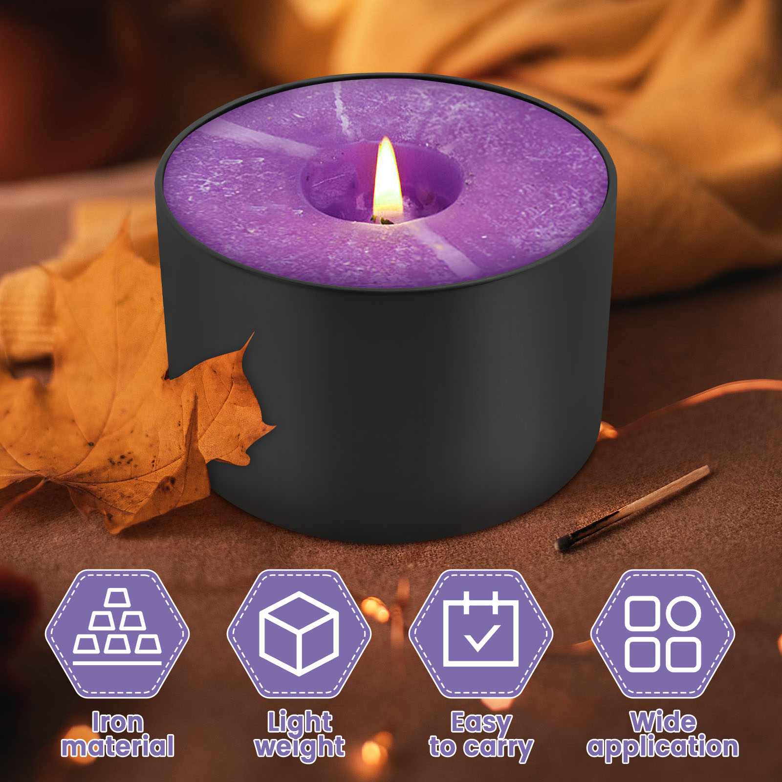 12 個 8 オンス鉄空キャンドル缶キャンドル作成用コンパク - Candle Making Glass Jars のレビューと価格
