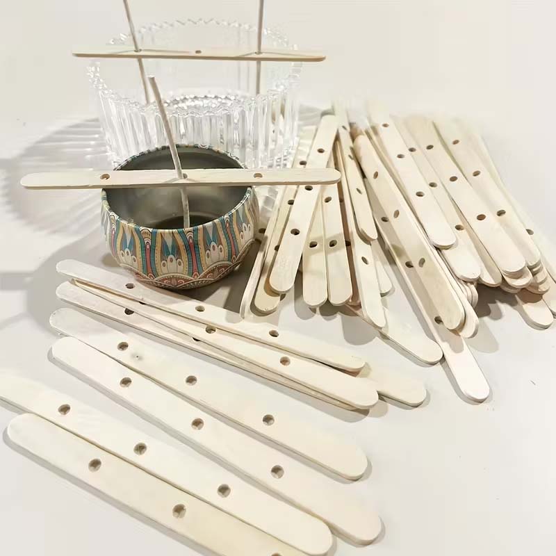 10/20/50 個木製キャンドル芯ホルダーキャンドル型固定 - Candle Making Wicks のレビューと価格