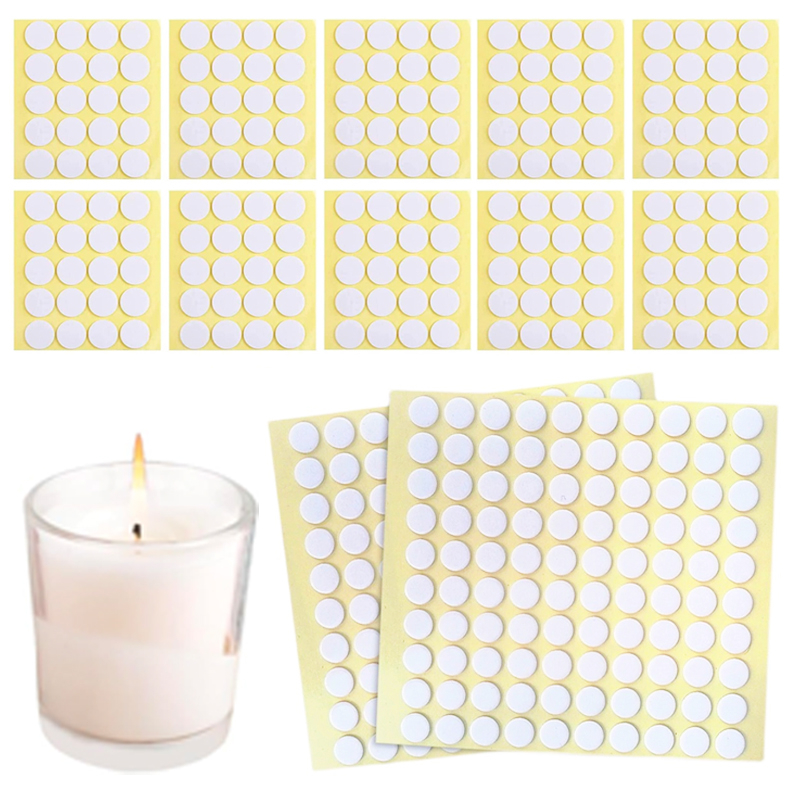 400 個/100 個キャンドル芯ステッカー透明アクリル耐熱 - Candle Making Glass のレビューと価格