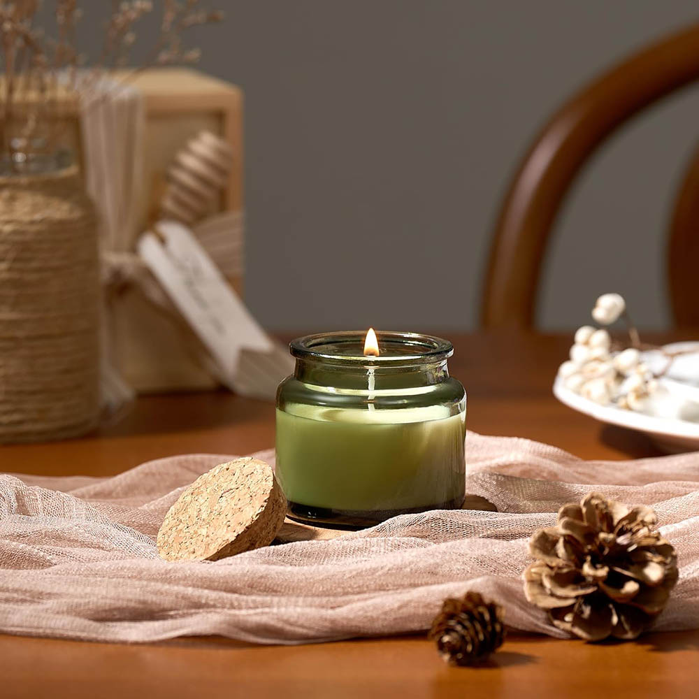 3オンスのガラス製キャンドルジャー、キャンドル作り用キャンド - Candle Making Glass Jars のレビューと価格