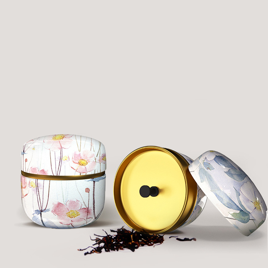 茶容器キャンドル缶ティーボックスキャンディスナック小さな丸い - Candle Making Jug のレビューと価格
