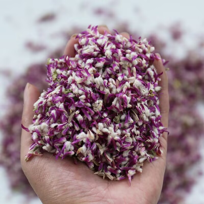 天然紫球アマランサス赤梅の花の乾燥花びらDIYクラフトウェデ - Candle Making And Perfume のレビューと価格