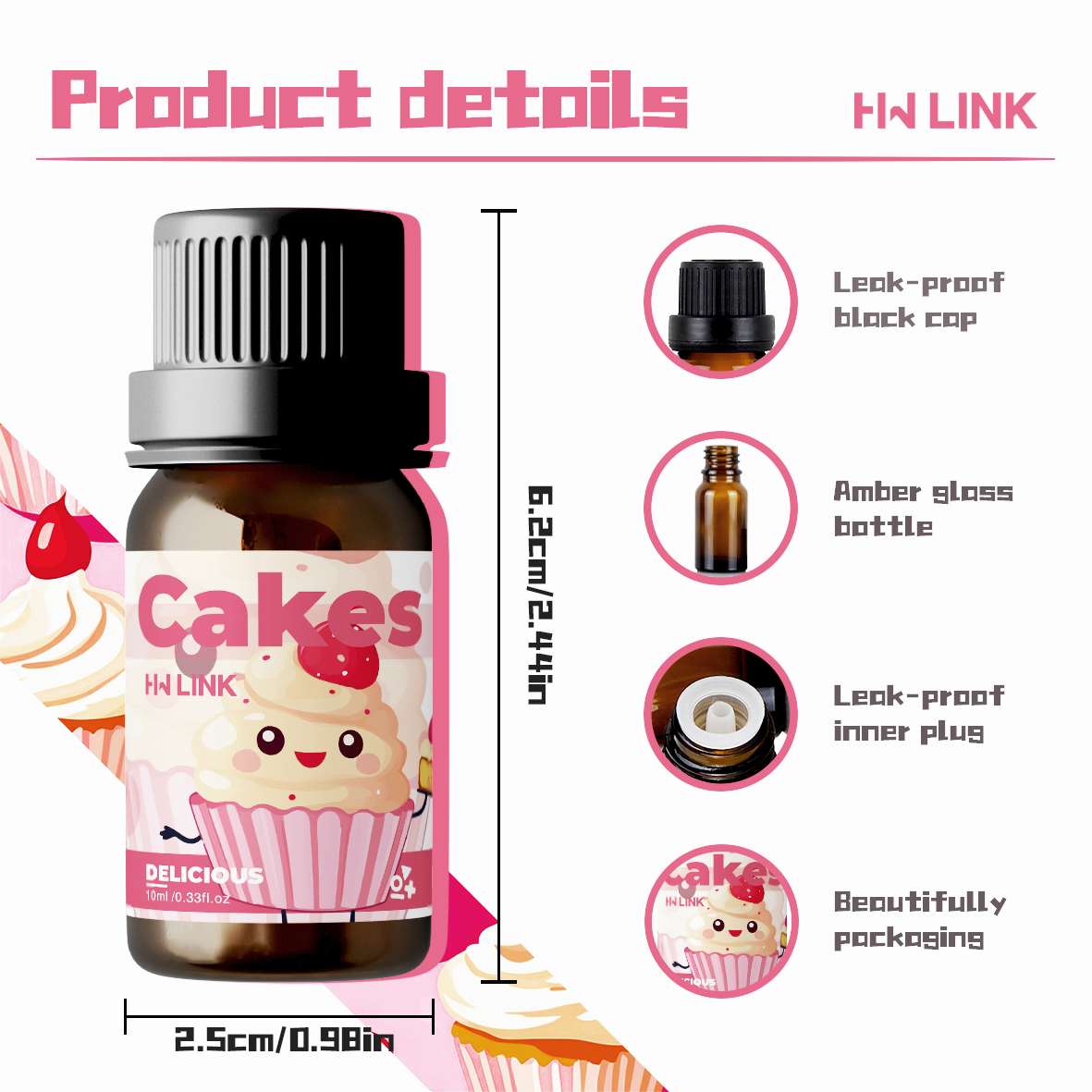 10ml ケーキフレグランスオイル キャンドル作り、ディフュ - Candle Making Scents のレビューと価格