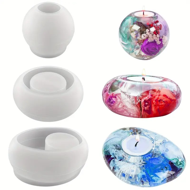 ティーライトキャンドルホルダー樹脂シリコンモールド、クリスタ - Candle Making Jug のレビューと価格
