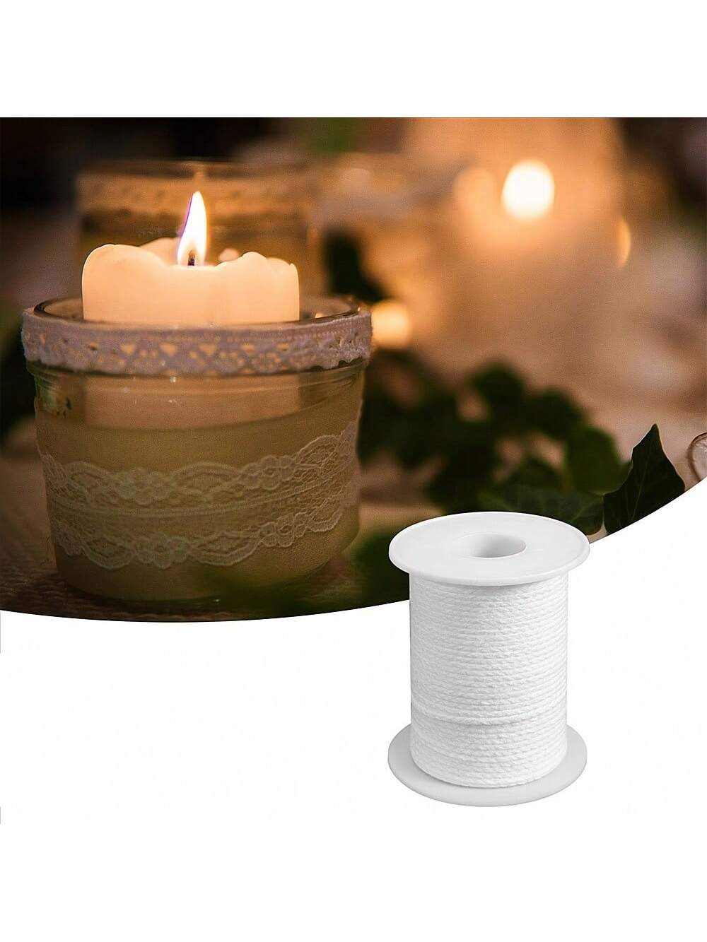2401.57インチの無煙芯、オイルランプに適しており、DI - Candle Making Wicks のレビューと価格
