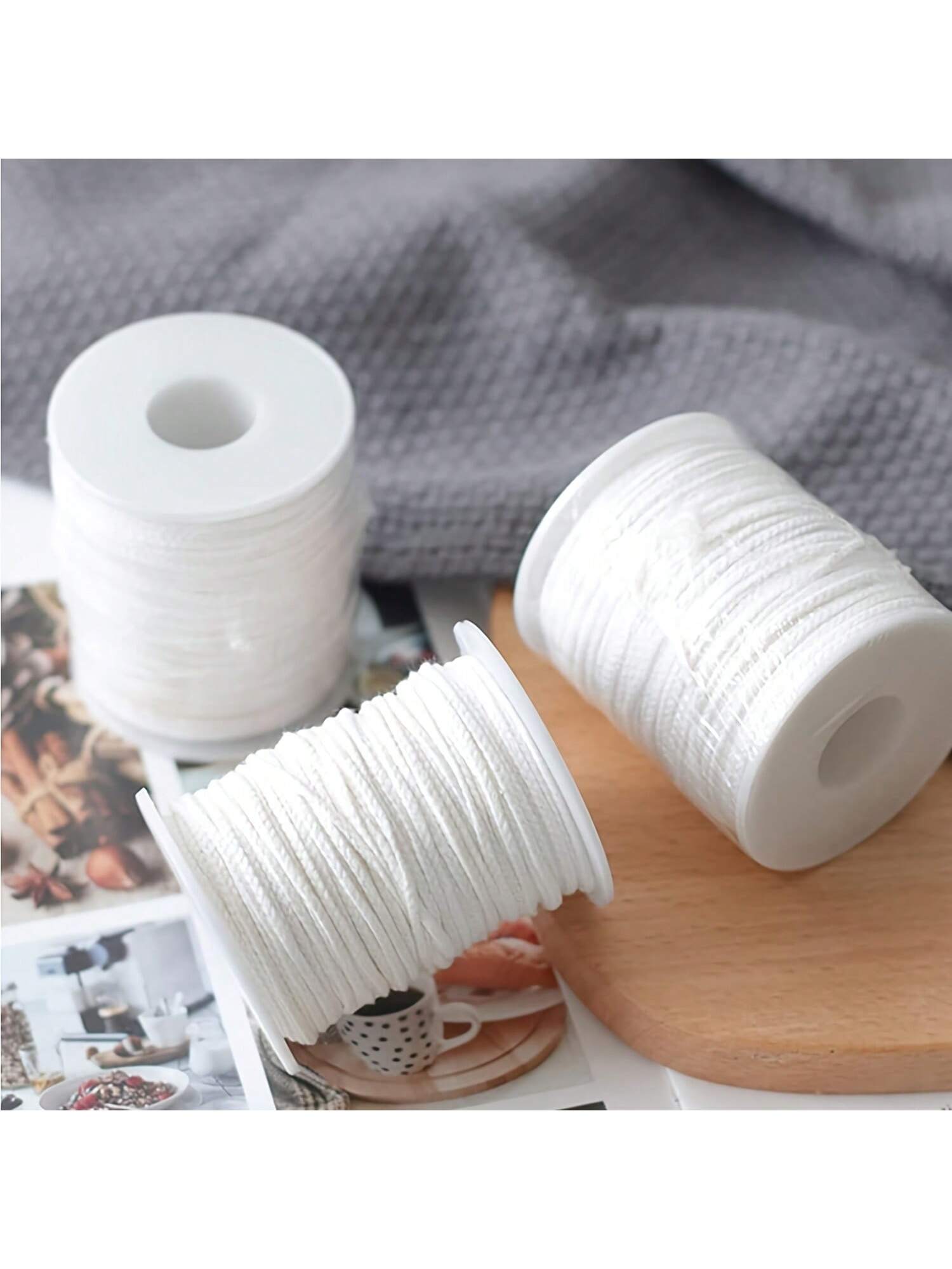 2401.57インチの無煙芯、オイルランプに適しており、DI - Candle Making Wicks のレビューと価格