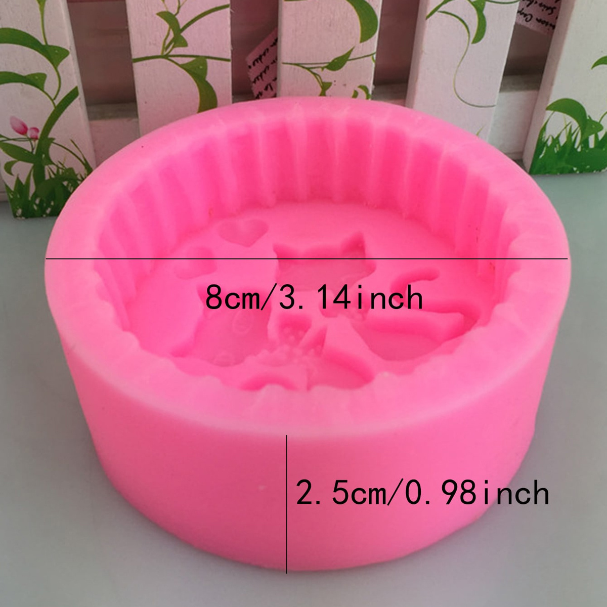 1ピースシリコン製猫型石鹸型 - 丸型DIYキャンドル作成型 - Candle Making Easy のレビューと価格