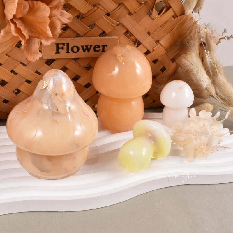 3D キノコキャンドルシリコーン型クリスタル樹脂エポキシ鋳造 - Candle Making Essentials のレビューと価格