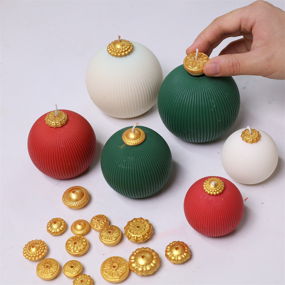 ニコールクリスマスボールキャンドルシリコーン型 DIY 香り - Candle Making Essentials のレビューと価格