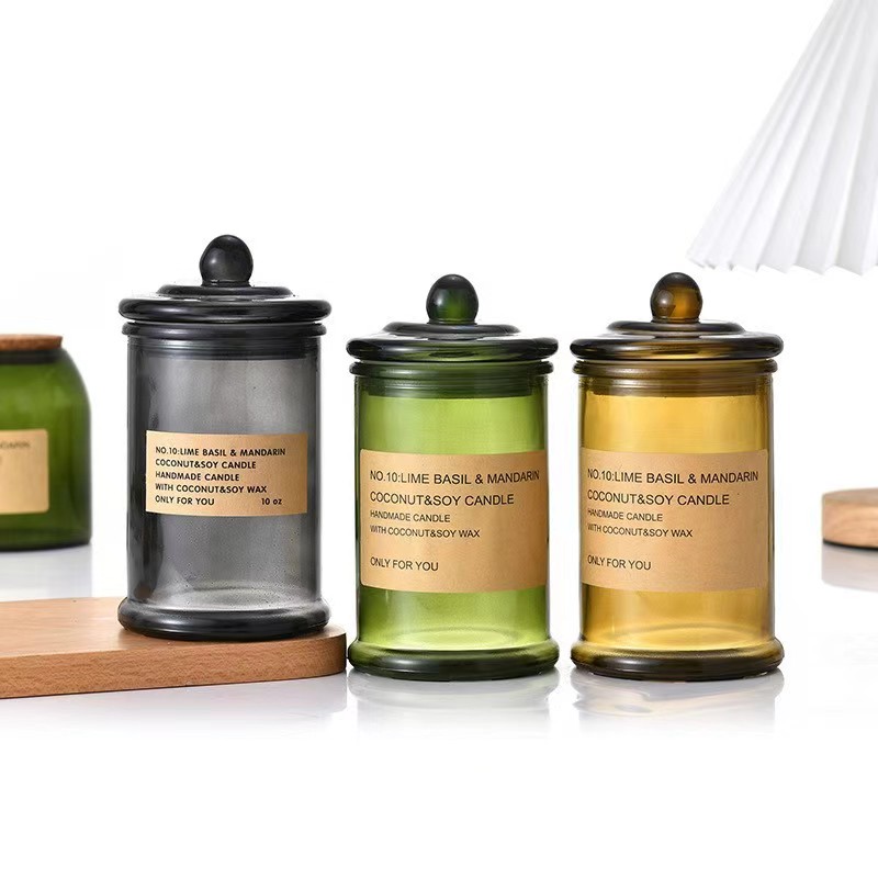 ガラスキャンドルカバー,寝室の装飾,防塵ジャー,アロマテラピ - Candle Making Glass Jars のレビューと価格