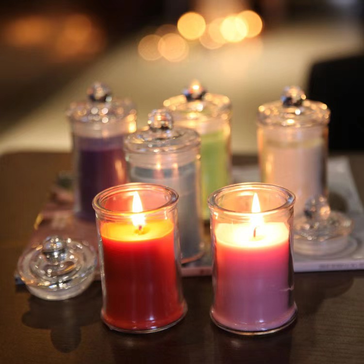 ガラスキャンドルカバー,寝室の装飾,防塵ジャー,アロマテラピ - Candle Making Glass Jars のレビューと価格