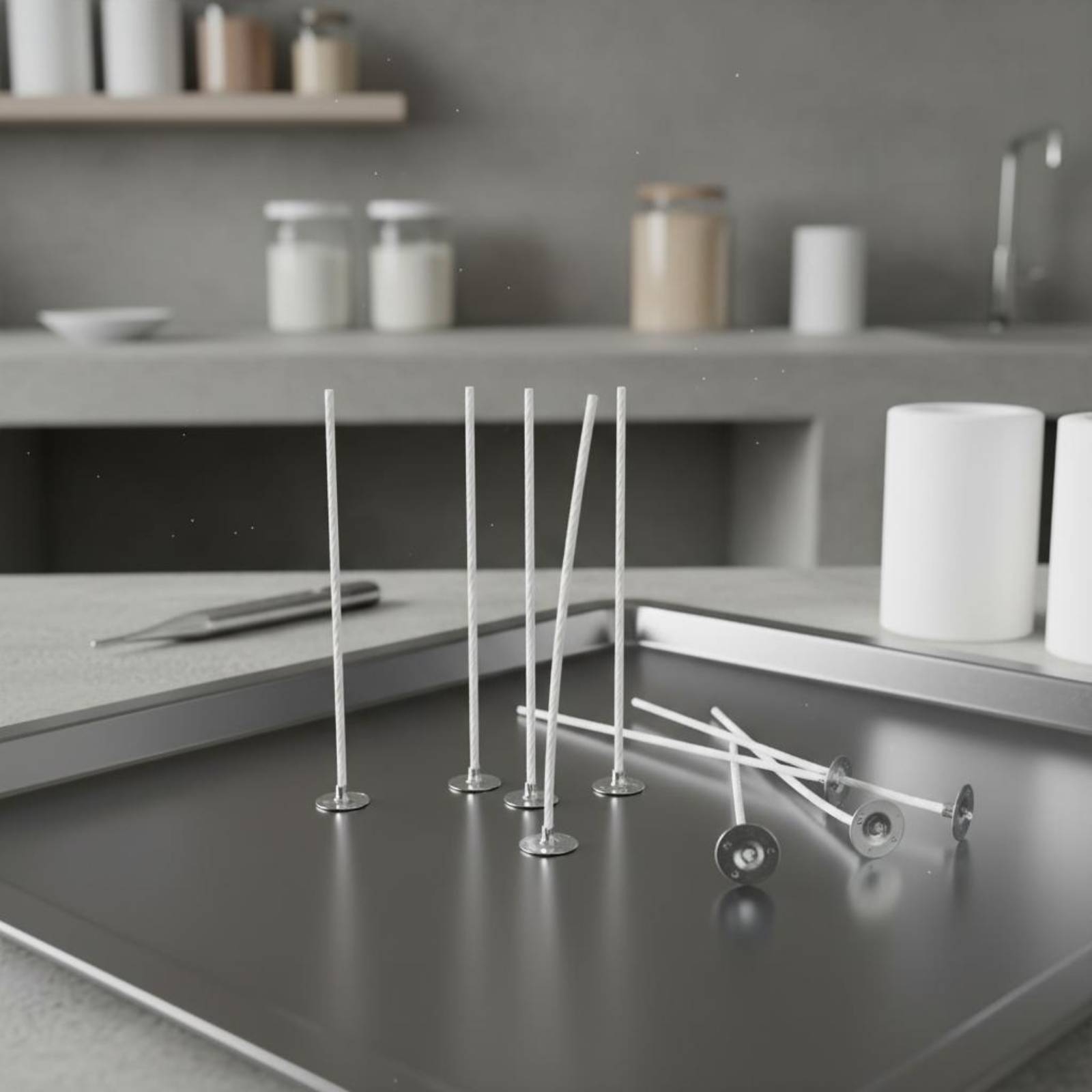 50個入り コットンキャンドル芯 密に織られたプレタブ付き芯 - Cotton Wick Pre Tabbed のレビューと価格