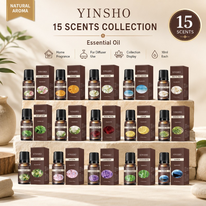 フレグランスエッセンシャルオイルセット 15個入り 10ml - Candle Making Essentials のレビューと価格
