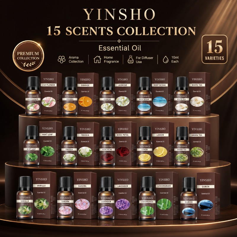 フレグランスエッセンシャルオイルセット 15個入り 10ml - Candle Making Essentials のレビューと価格