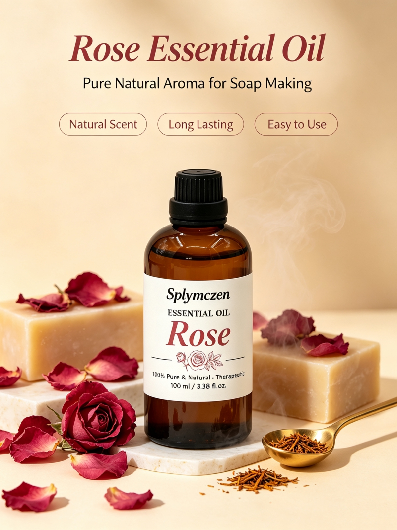 スプリムツェン 100ml ローズフレグランスオイル。天然香 - Candle Making Essentials のレビューと価格