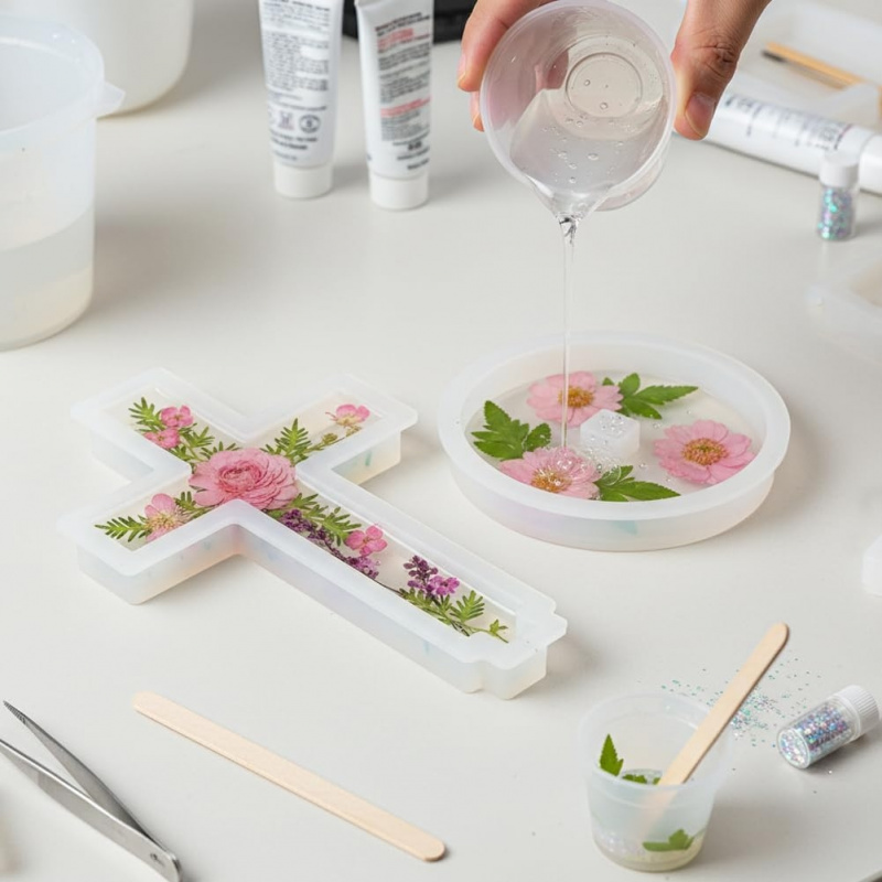 垂直に十字型のベースが付いた2つのシリコン型、DIYの吊り下 - Candle Making Jug のレビューと価格