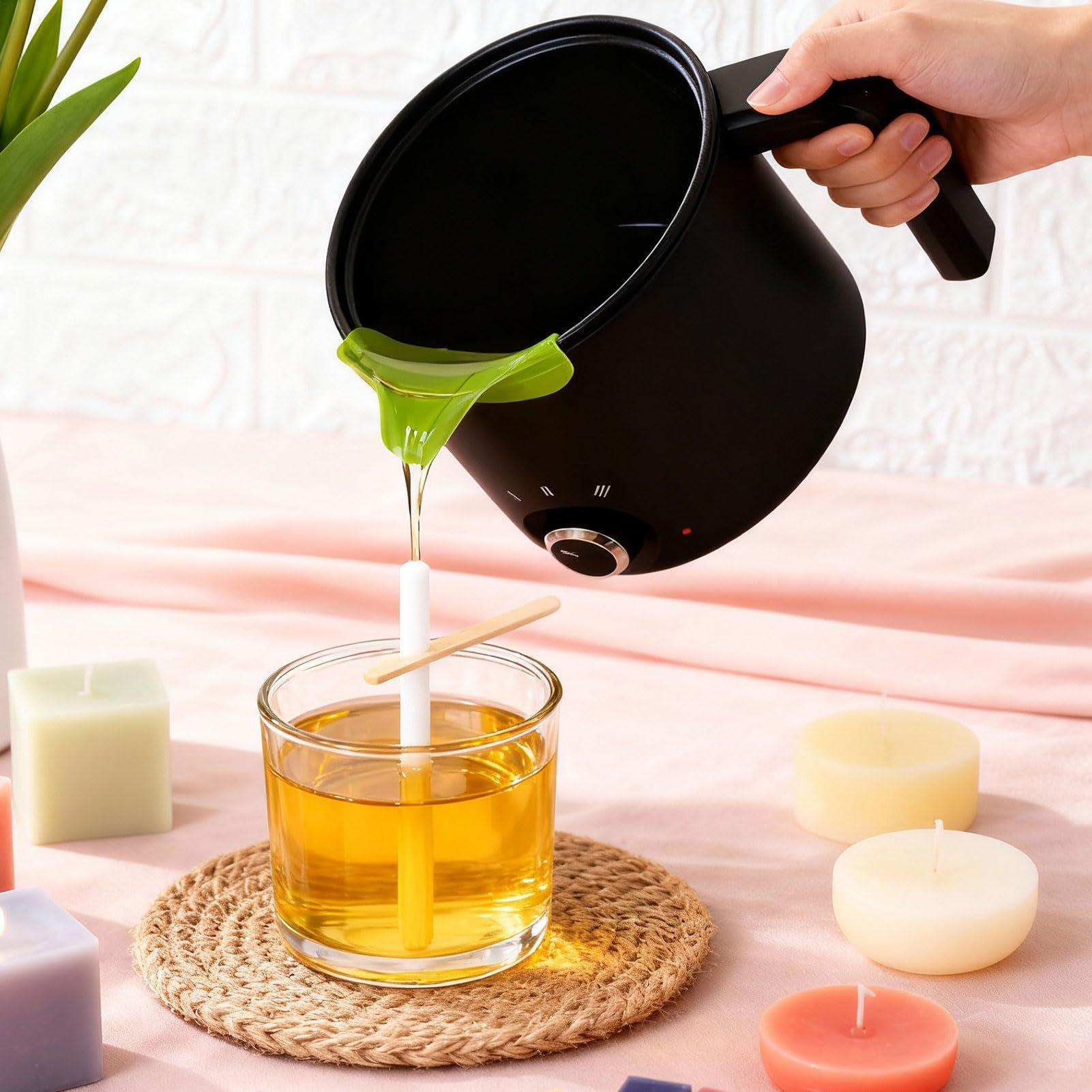 キャンドルワックス溶解ポット 1.5L 大型ステンレス製電気 - Candle Making Business のレビューと価格
