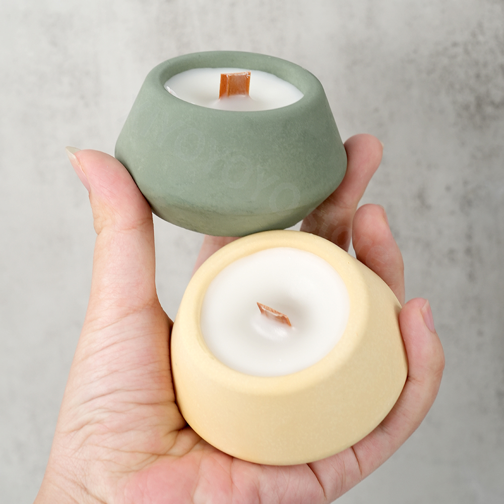 家の装飾のための丸いボウルの収納ボックス,シリコン型,特許取 - Candle Making Jars のレビューと価格
