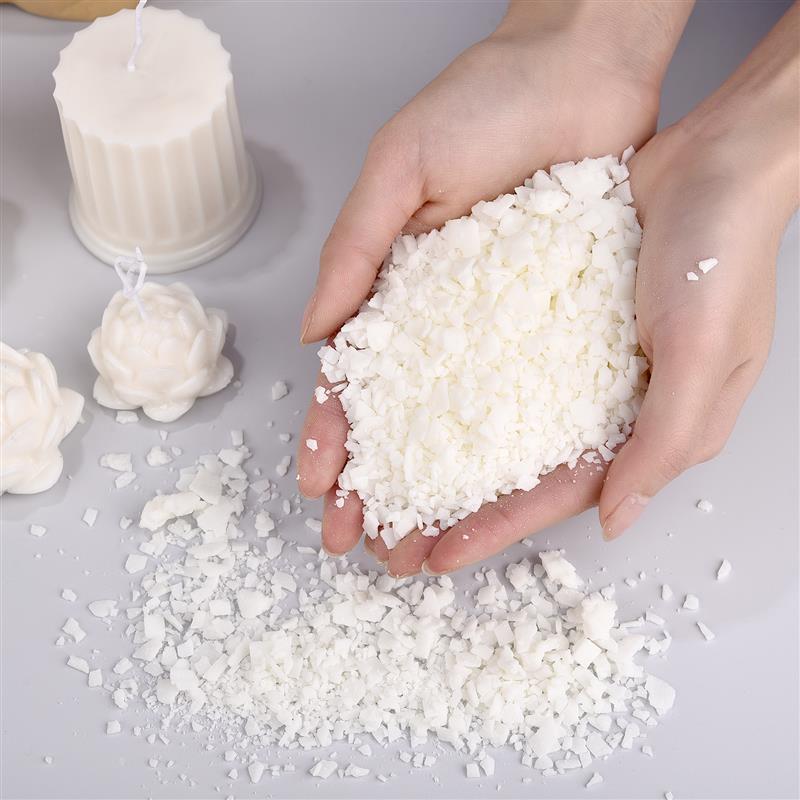 100/500 グラム/1 キロ純粋な大豆ワックスパラフィン - Candle Making Material のレビューと価格