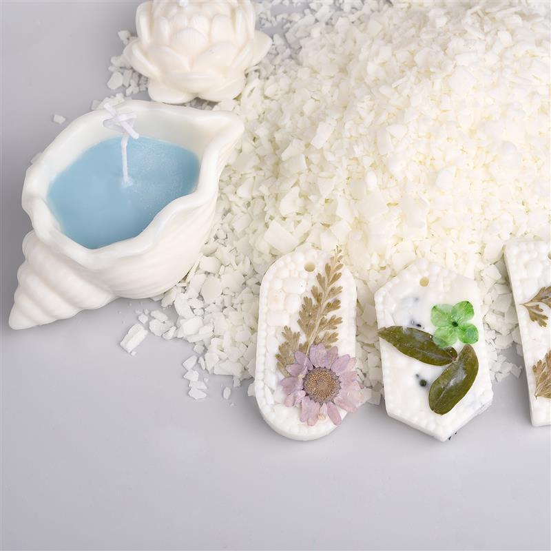 100/500 グラム/1 キロ純粋な大豆ワックスパラフィン - Candle Making Material のレビューと価格
