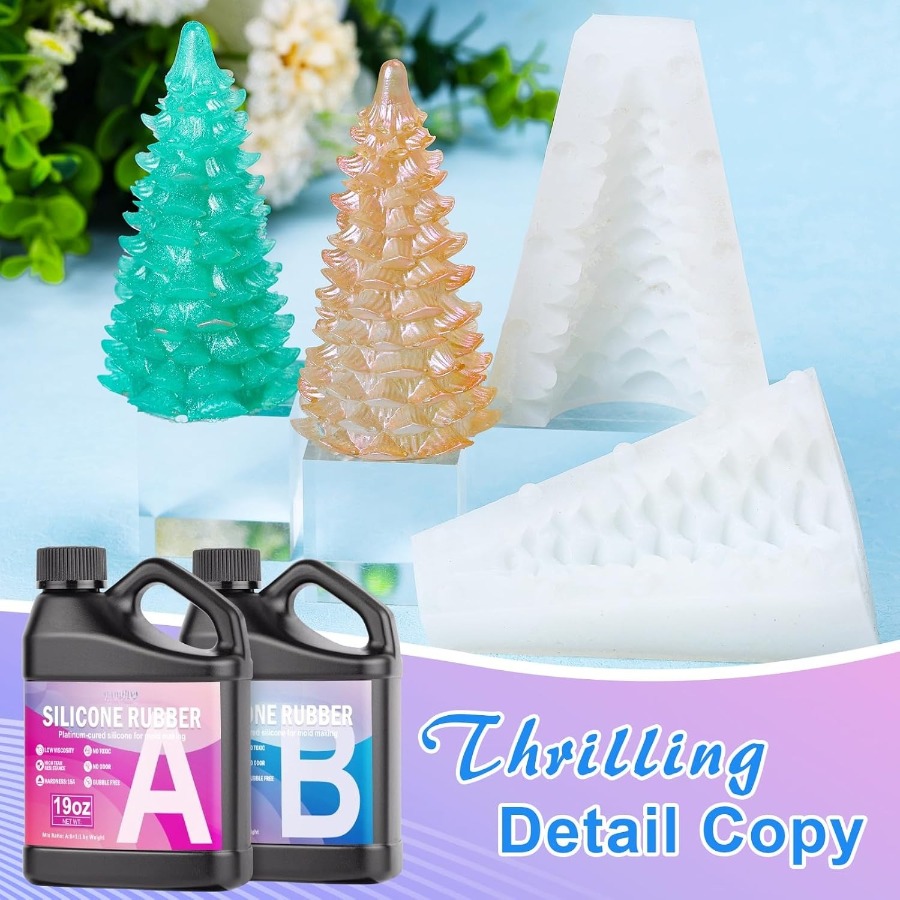 シリコンモールド作成キット、38.8オンス 15A弾性液体シ - Candle Making Business のレビューと価格