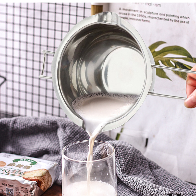 ステンレス鋼ワックスるつぼロングハンドル香りキャンドル石鹸チ - Candle Making Jug のレビューと価格