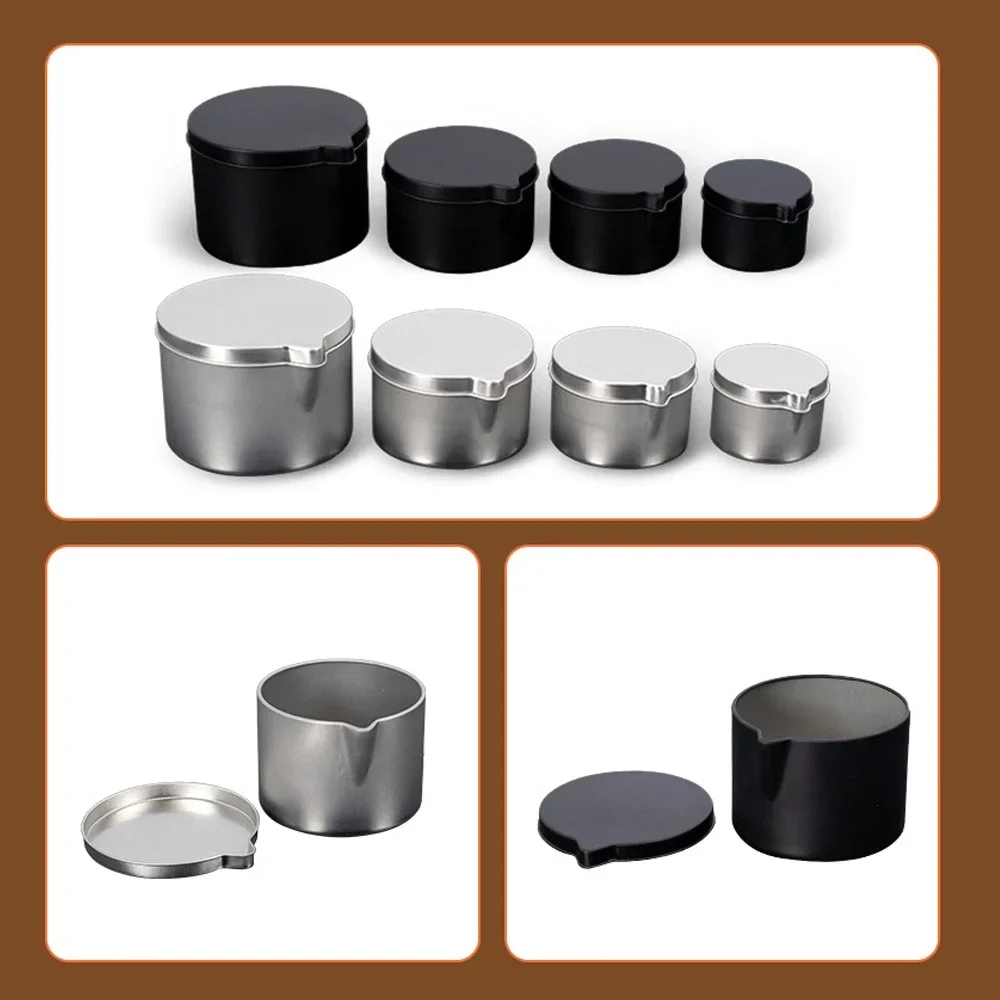 12 個シルバーブラックメタル缶注ぎ口 1/2/4/6 オン - Candle Making Jug のレビューと価格
