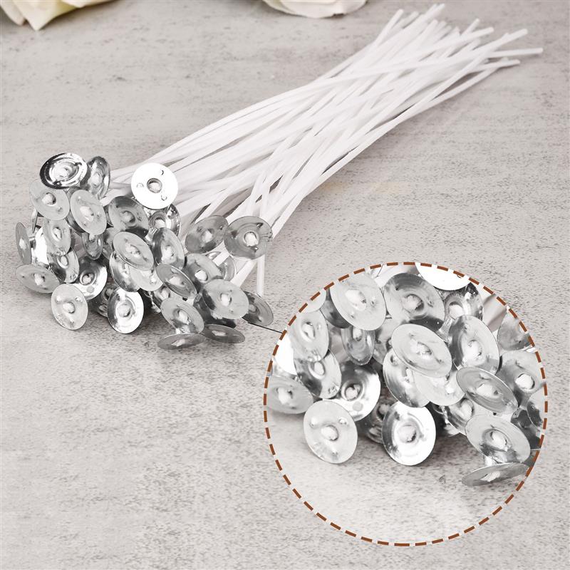 無煙キャンドル100-20cm,金属製の仕切り,手作りキャン - Candle Making Wicks のレビューと価格