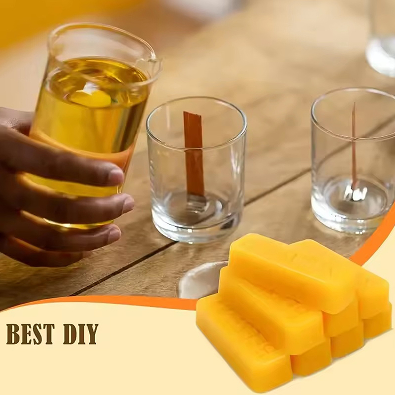 ホットセール 4/8個入り 純粋蜜蝋ブロック、高品質ワックス - Candle Making Material のレビューと価格